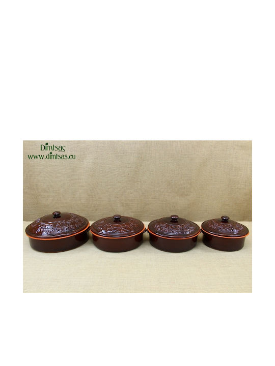 Dutch Oven Round Ceramic 4lt 1pcs