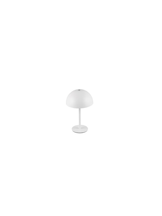 Trio Lighting Μεταλλικό Πορτατίφ LED με Λευκό Καπέλο και Βάση