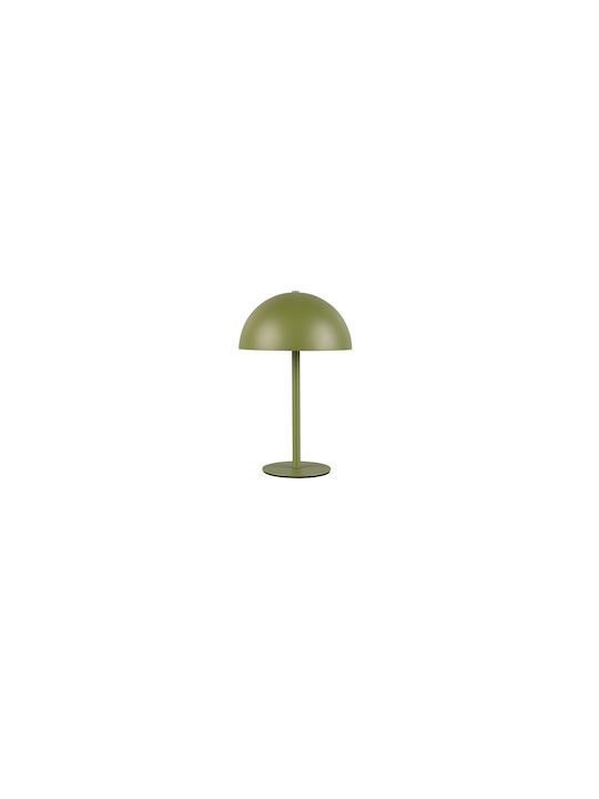Trio Lighting Μεταλλικό Πορτατίφ LED με Πράσινο Καπέλο και Βάση