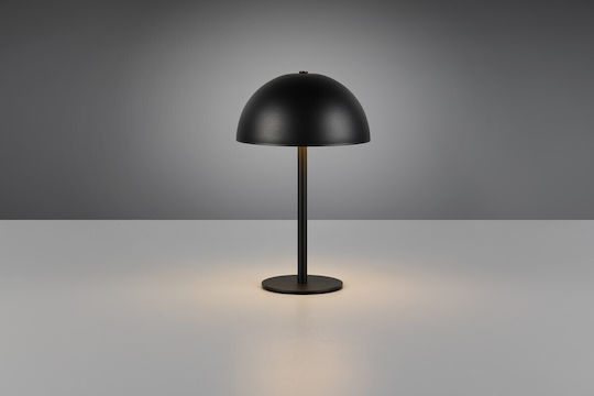Trio Lighting Metal Lampă de masă LED cu Abajur Negru și Bază