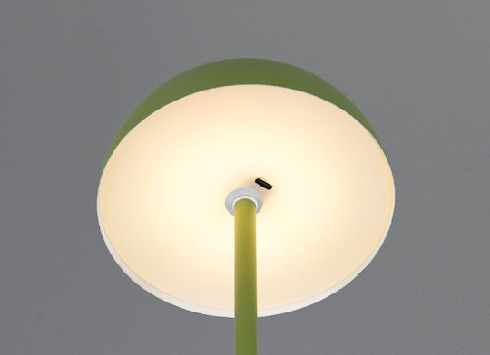 Trio Lighting Μεταλλικό Πορτατίφ LED με Πράσινο Καπέλο και Βάση
