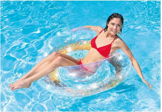 Intex Colac Gonflabil De Plajă (Culori Diverse) Cu Sclipici 107x107cm