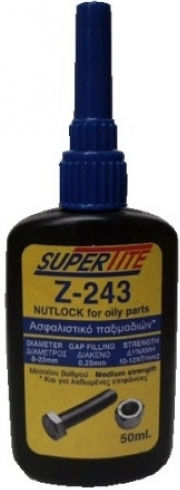Supertite Z-243 Aσφαλιστικό Bιδών Mεσαίου Bαθμού 50ml