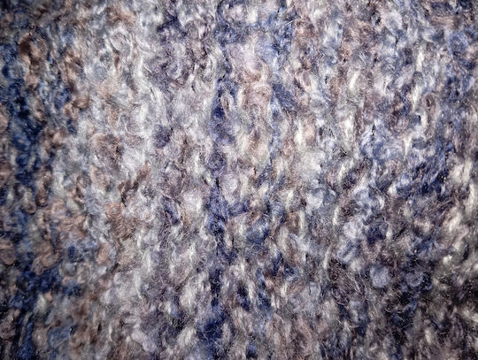 Pom Pom Beanie Γυναικείος Σκούφος Πλεκτός σε Μπλε χρώμα