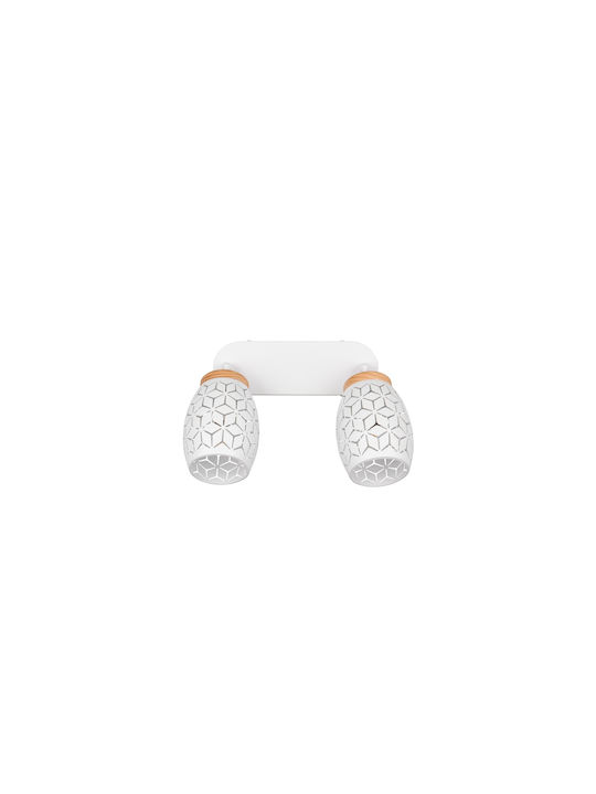 Trio Lighting Двойно Спот в Бял Цвят