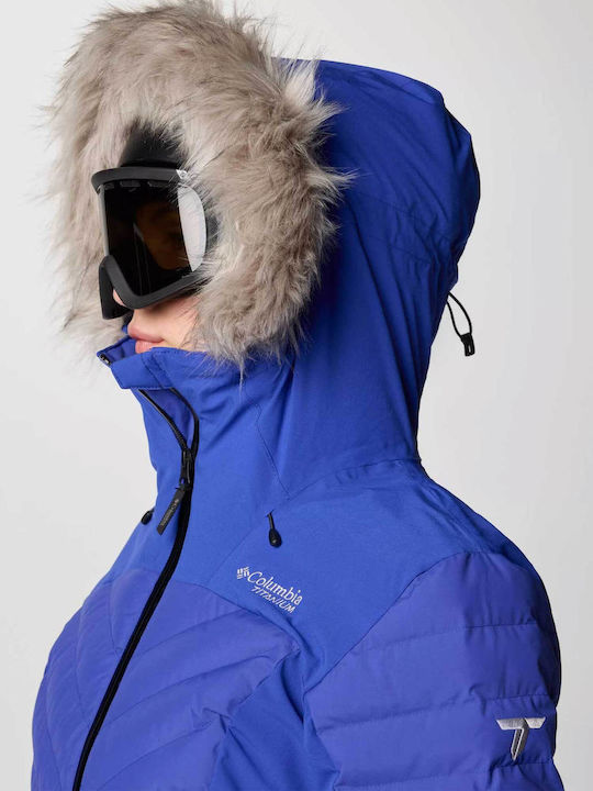 Columbia Bird Mountain Iii 2085641-516 Γυναικείο Μπουφάν για Σκι & Snowboard Μπλε