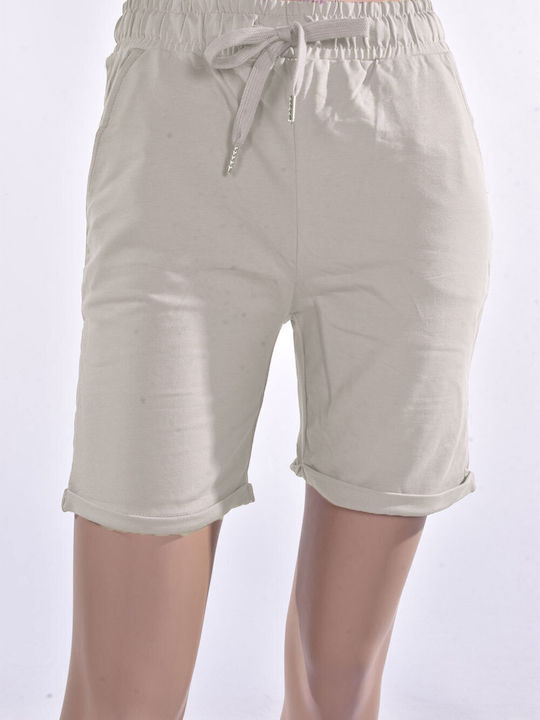 Women's Bermuda Shorts Ecru