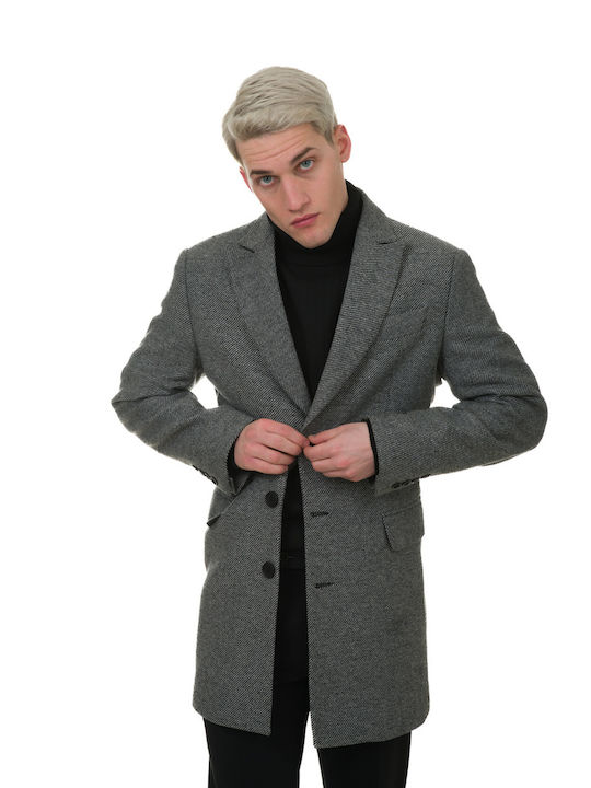 Men's Half Coat grey