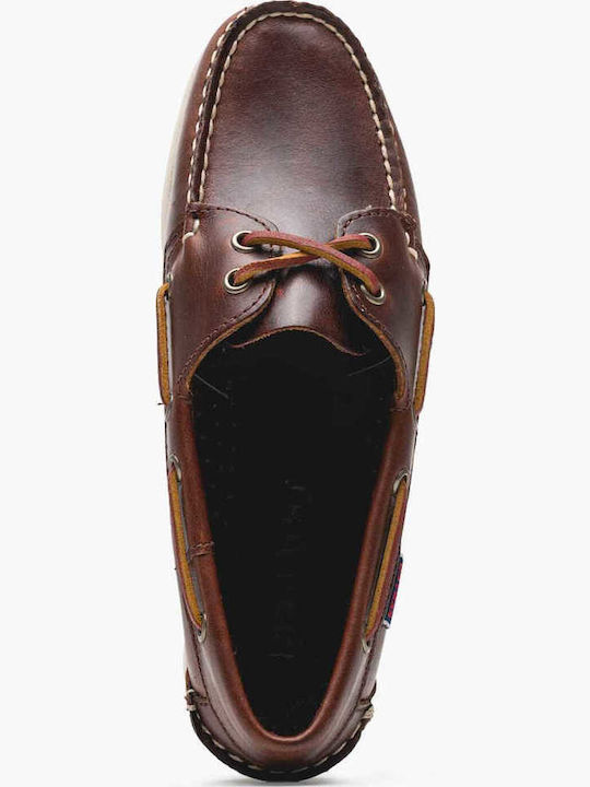 Leder Herren Mokassins in Braun Farbe