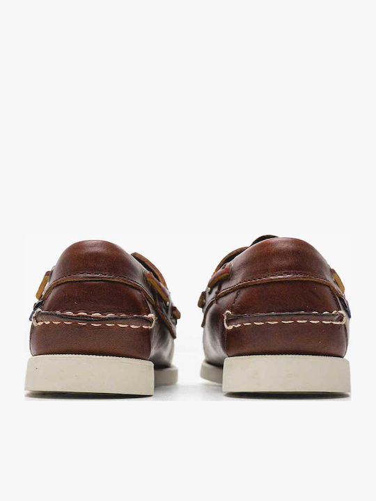 Leder Herren Mokassins in Braun Farbe