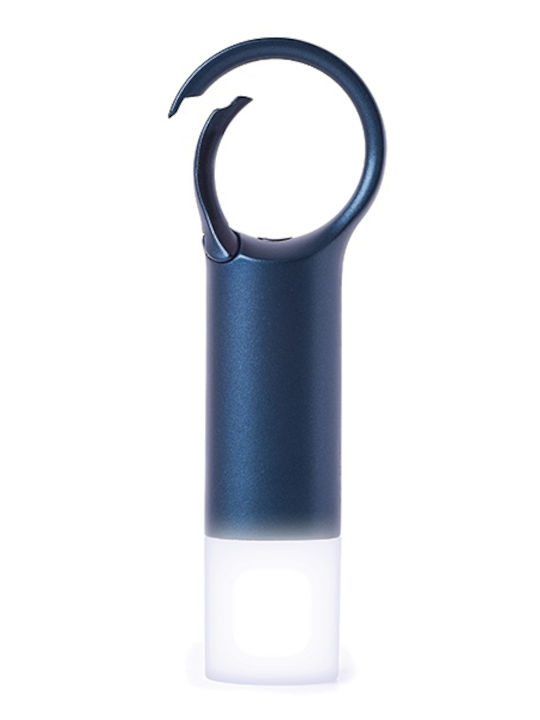 Lexon Schlüsselanhänger mit LED Blau