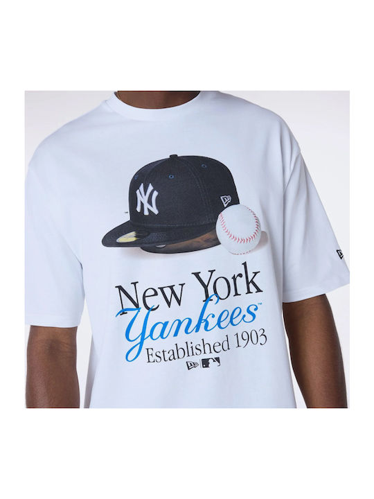 New York Yankees Αθλητικό T-shirt Λευκό