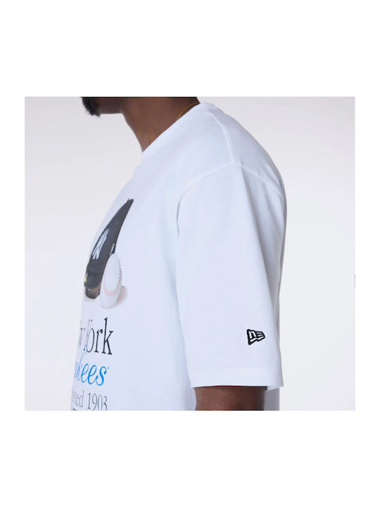 New York Yankees Αθλητικό T-shirt Λευκό