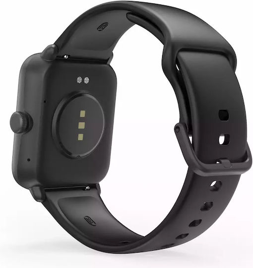 HAMA 6010 49mm Smartwatch with Heart Rate Monitor (Black)
