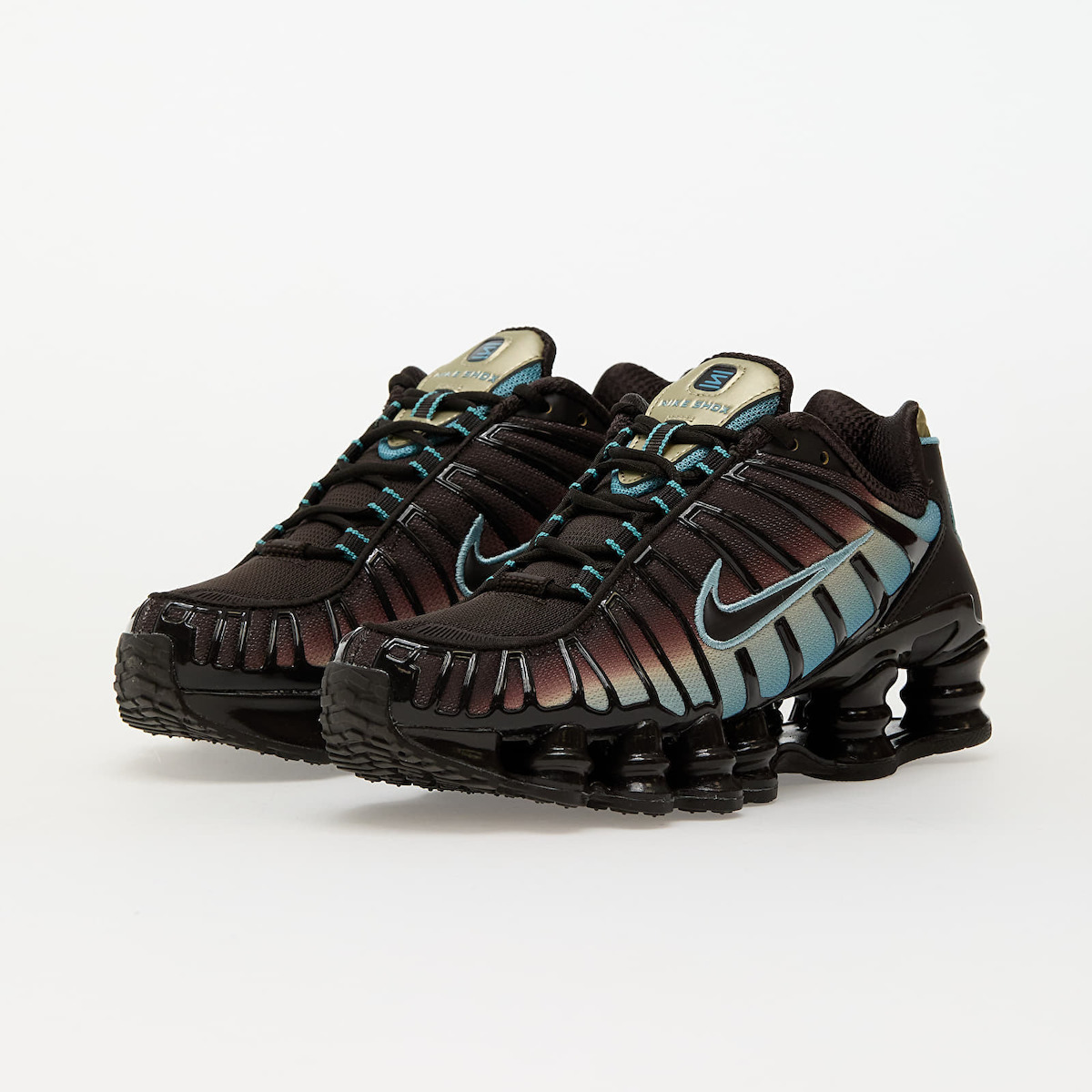 Nike Shox Tl Sneakers Velvet Brown / Denim Turq-desert Khaki