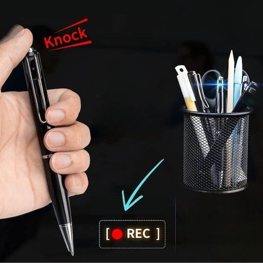 Cameră Spion Stilou Iuni Px8 Full HD 16GB Înregistrare Audio-Video