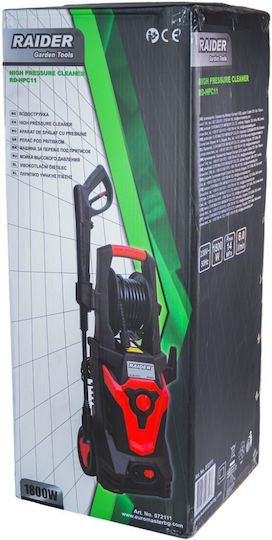 Raider RD-HPC11 Mașină de spălat cu presiune Electricitate 1800W cu Presiune 140bar