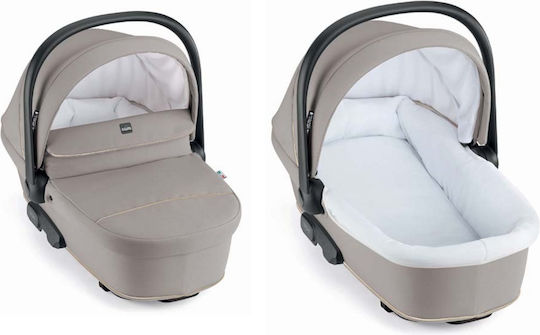 Cam Fluido Easy Adjustable 2 in 1 Baby Stroller Suitable for Newborn Beige