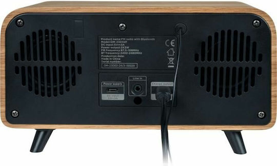 Thomson Vintage Cosy Retro Cu alimentare la rețea cu Bluetooth și USB Maro