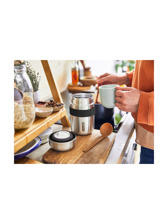 Black+Blum Δοχείο Φαγητού Inox Θερμός Ασημί 400ml