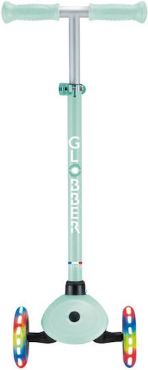 Globber Kids Scooter Primo Lights 3-Wheel Green