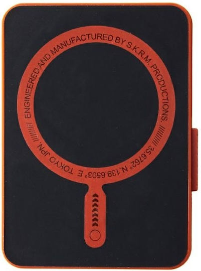 MagSafe Kartenetui Spunk Mirage in Orange Farbe