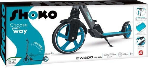 Shoko Kids Scooter Foldable BW 200 Plus 2-Wheel for 8+ Years Blue