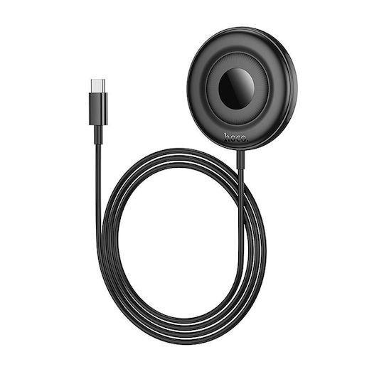 Hoco Ασύρματος Φορτιστής (Qi Pad) 15W Μαύρος (CW61)