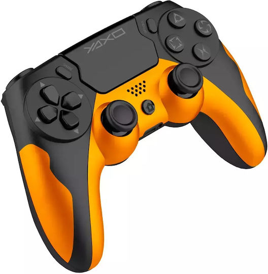 Yaxo Hornet Fury Ασύρματο Gamepad για PC / PS4 Πορτοκαλί
