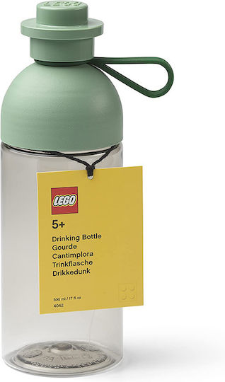 LEGO Sticlă pentru copii din plastic verde 500ml