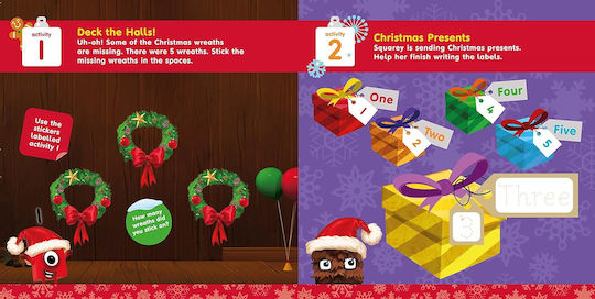 Numberblocks Christmas Sticker Fun