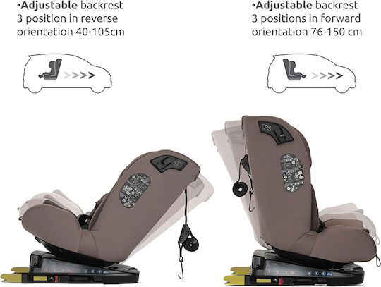 Lorelli Rodeo Autositz i-Size mit Isofix Grey