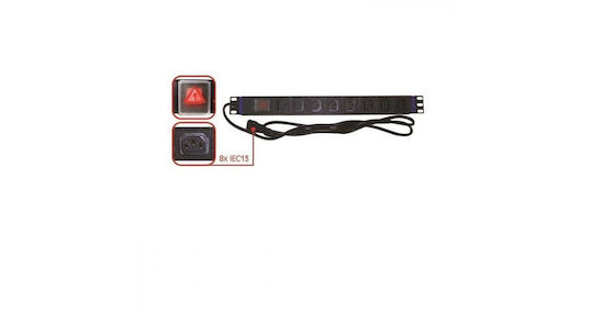 Safewell Rack Power Strip 04.022.0269 1pcs