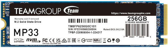 TeamGroup MP33 SSD 256GB Tip M.2 Cu Conexiune PCI Express 3.0 TM8FP6256G0C101