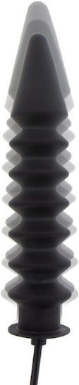 Hidden Desire Ρεαλιστικό Dildo Φουσκωτό Μαύρο 28cm