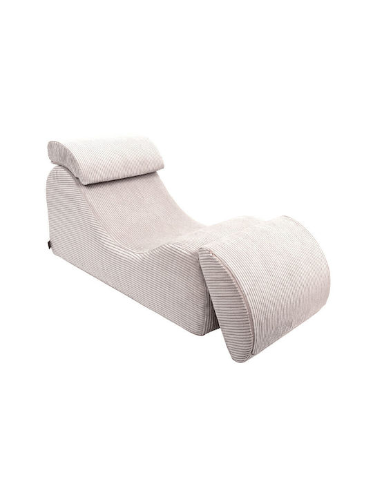 Recliner Tesatura Ecru L120xW60xH55cm