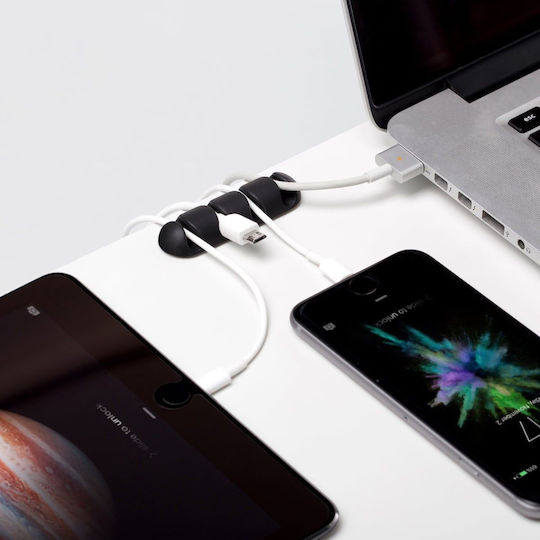Bluelounge CableDrop Μαύρο 2τμχ