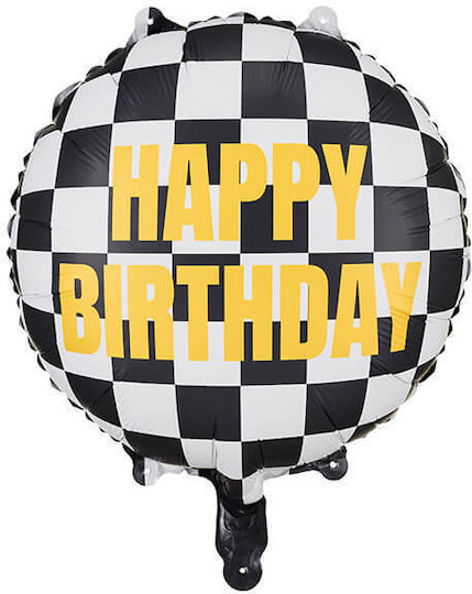18'' Μπαλόνι Καρό Happy Birthday
