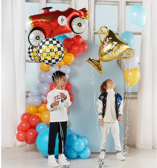 18'' Μπαλόνι Καρό Happy Birthday