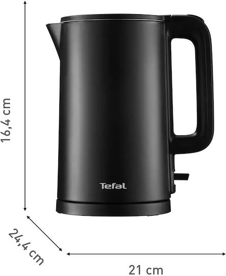 Tefal Reisekessel 1.5Es 1500W Schwarz KO1408