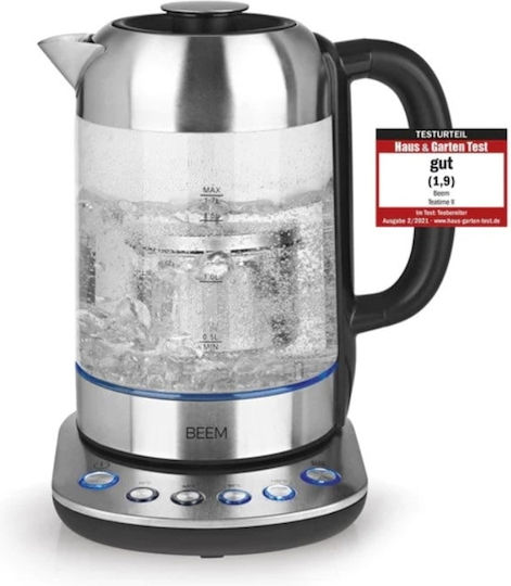 Beem Teatime II Βραστήρας 1.7lt 2200W Ασημί