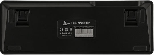 Ajazz AK680 Max Gaming Μηχανικό Πληκτρολόγιο 65% με Magnetic διακόπτες και RGB φωτισμό (Αγγλικό US) Γκρι