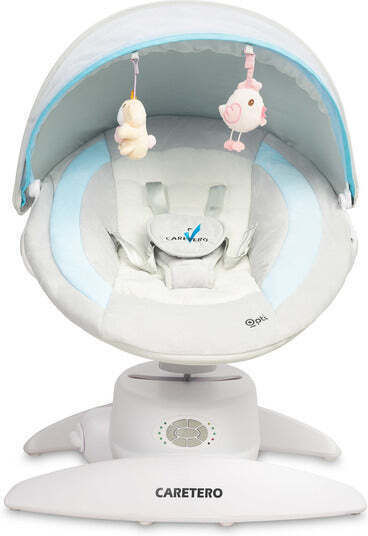Caretero Elektrisch Baby Relax Opti mit Musik Blau