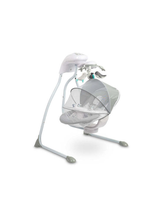 Caretero Electric Baby Relax Swing Raffi with Music Graphite for Child up to 12kg