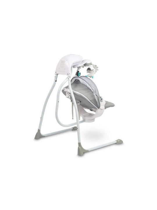 Caretero Electric Baby Relax Swing Raffi with Music Graphite for Child up to 12kg