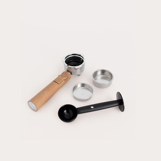 Create Thera Retro Pro Espressomaschine 1250W Druck 20bar für Cappuccino Schwarz