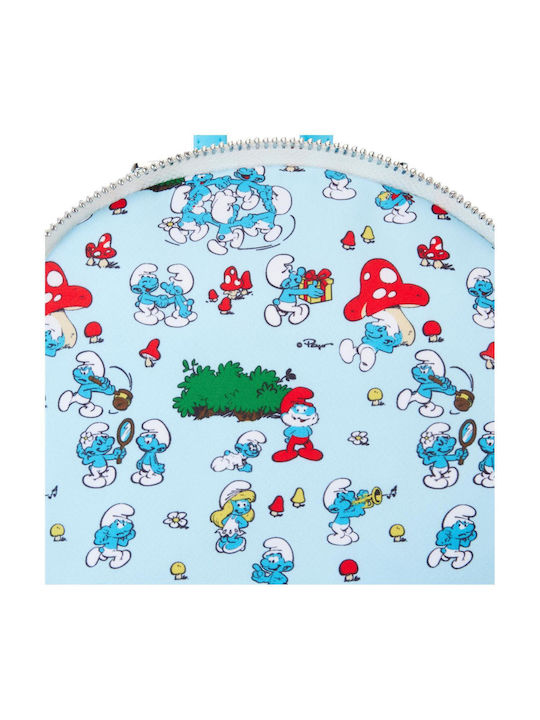 Loungefly The Smurfs Smurfette Schulranzen Rucksack Kindergarten Hellblau