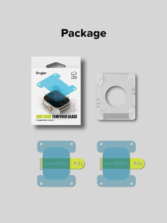 Ringke Easy Slide Gehärtetes Glas für das Apple Watch Ultra 49mm 1Stück
