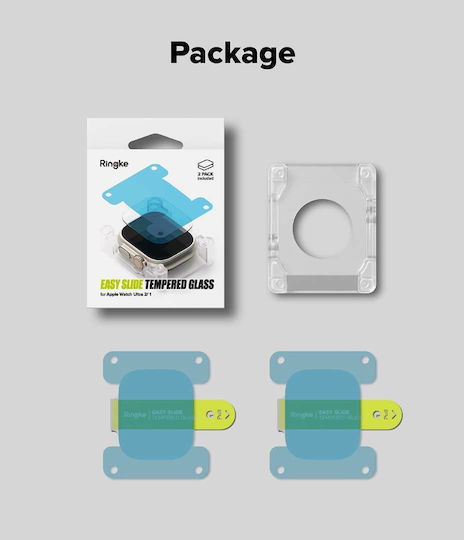 Ringke Easy Slide Tempered Glass pentru Apple Watch Ultra 49mm - Ceas Apple Ultra 49mm 1buc