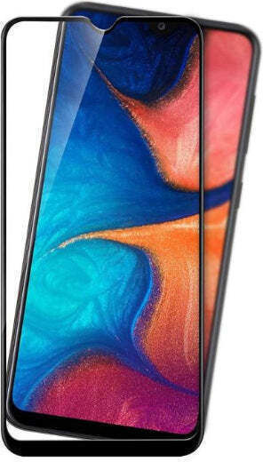Закалено стъкло за цялото лице Черен (Galaxy A40)
